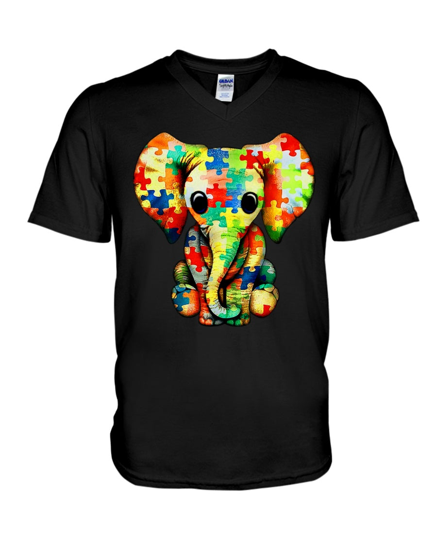 Autism Elephant - Autism Awareness T-shirt and Hoodie 0921