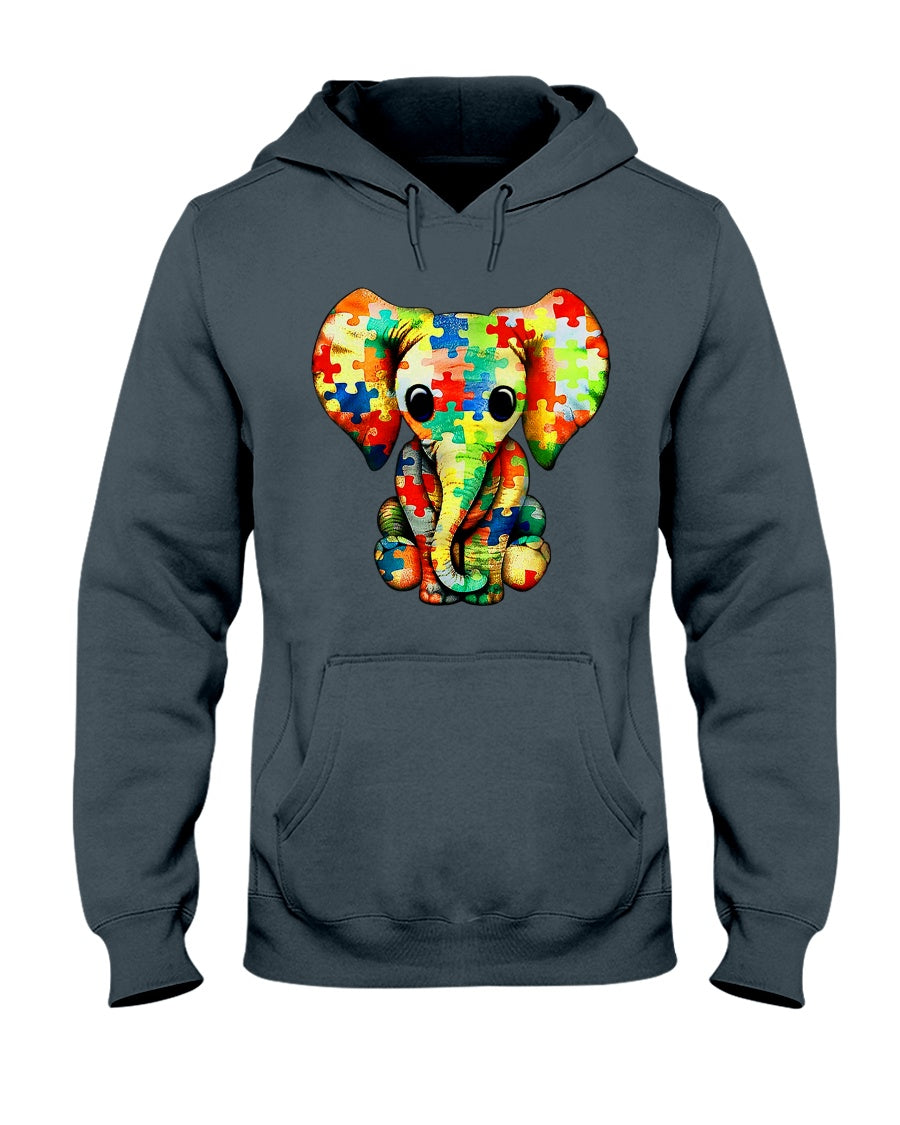 Autism Elephant - Autism Awareness T-shirt and Hoodie 0921