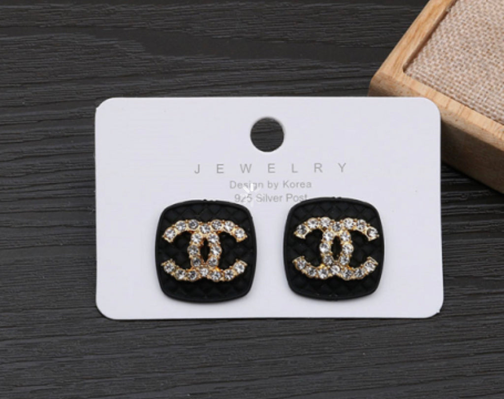 fashion cc earrings