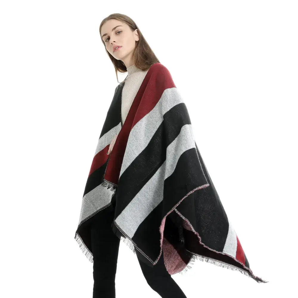 Poncho vetement femme hiver - Maison Catamarca