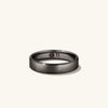 4mm Smooth Band - a close-up of a sleek, lightweight ring, perfect for starting a new chapter.