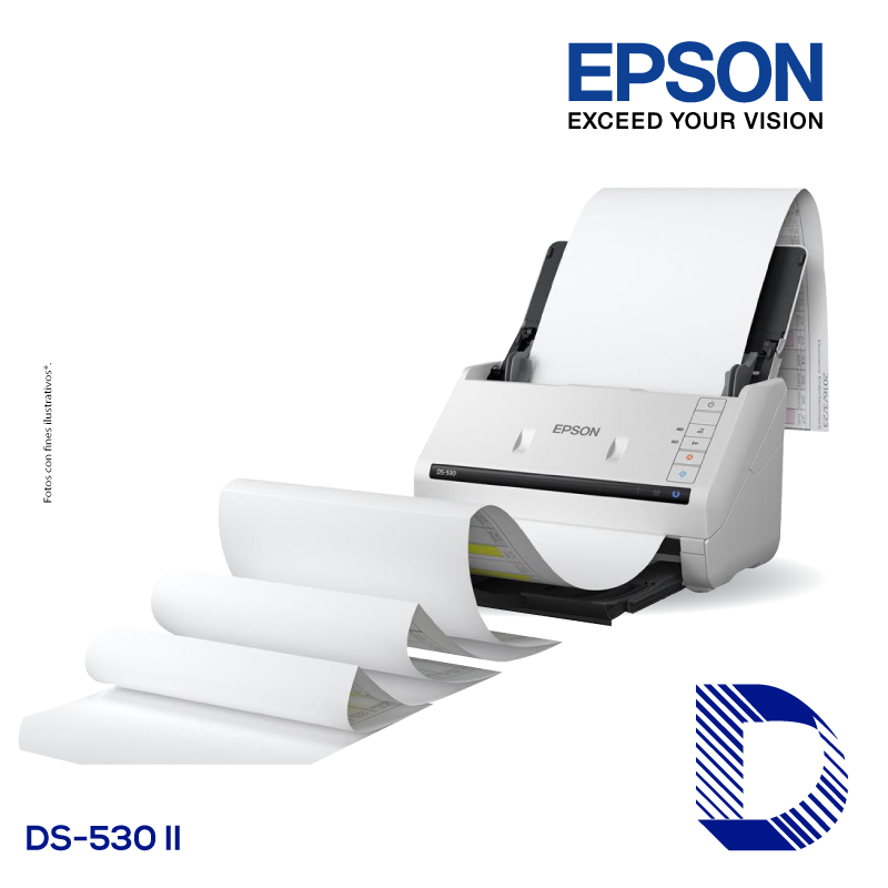 Escáner de Documentos Duplex a Color Epson DS-530 II