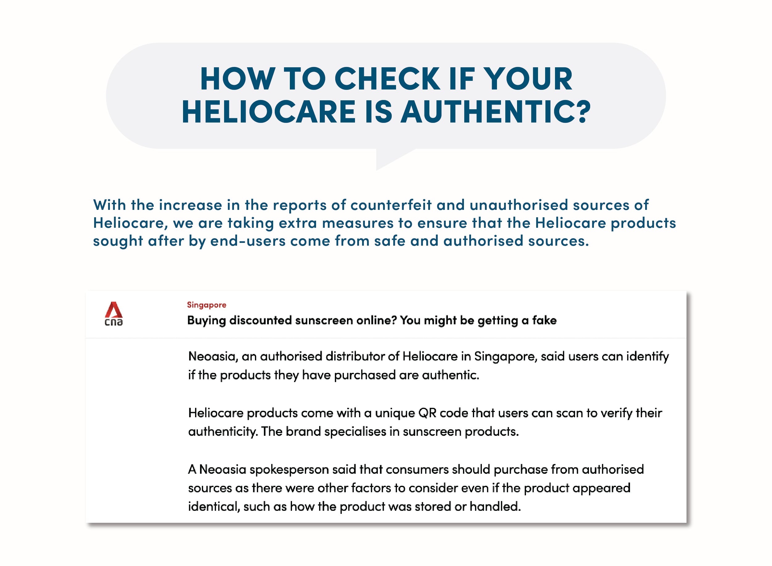 Heliocare Authenticity Banner 2