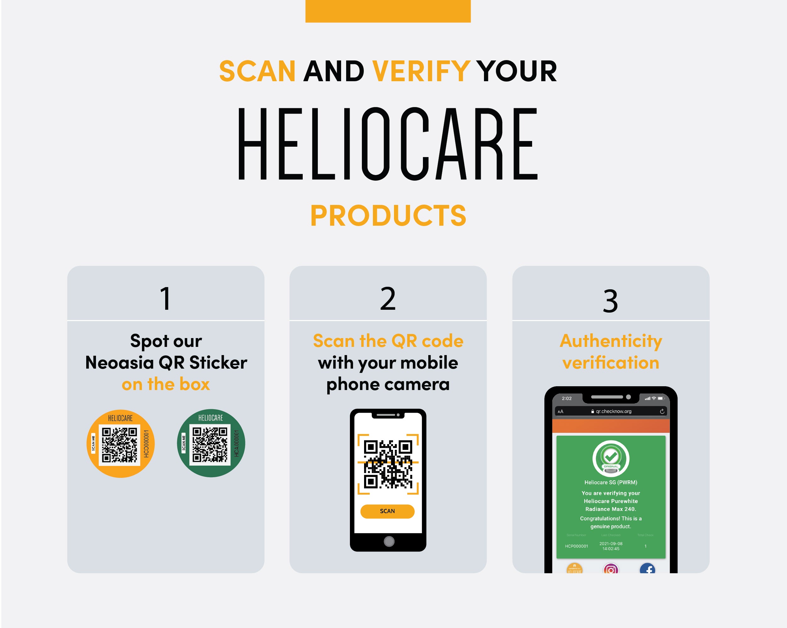 Heliocare Authenticity Banner 3