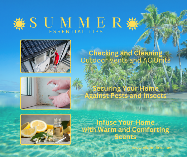Summer Essential Tips for Home Maintenance by Ella & Iris Home