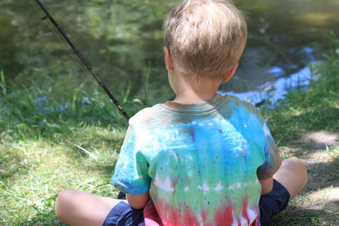 Darce fishing on the Portneuf River.