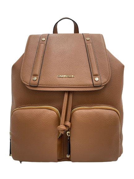 Calvin Klein Hudson Leather Travel Backpack – 