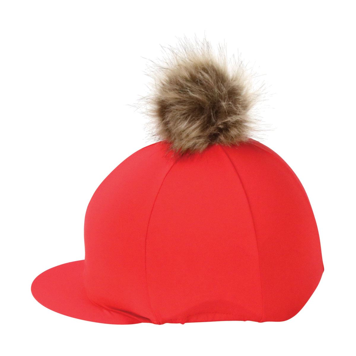 Hy Equestrian Hat Cover with Faux Fur Pom Pom - Just Horse Riders
