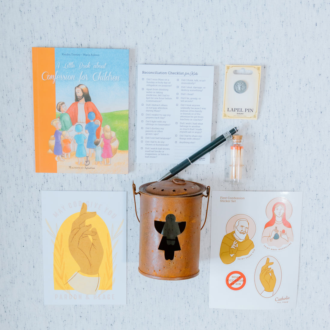 Examination of Conscience Notepad (with Burn Bin!) – The Catholic