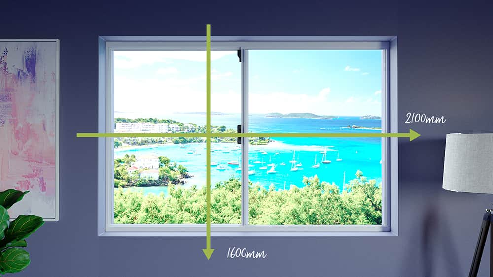 Measuring for a Face Fit Roller Blind