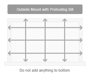 Face fit with protruding sill