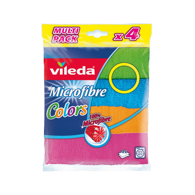 Vileda Colours Multipack Microfibre Cloths