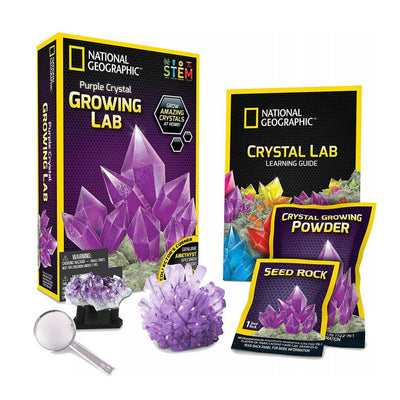 National Geographic - Glow in the Dark Crystal Growing Lab Kit - Grow