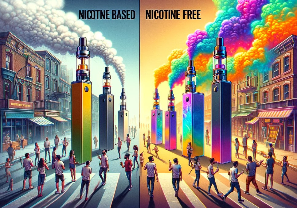Nicotine-based Vape Vs. Nicotine-Free Vapes