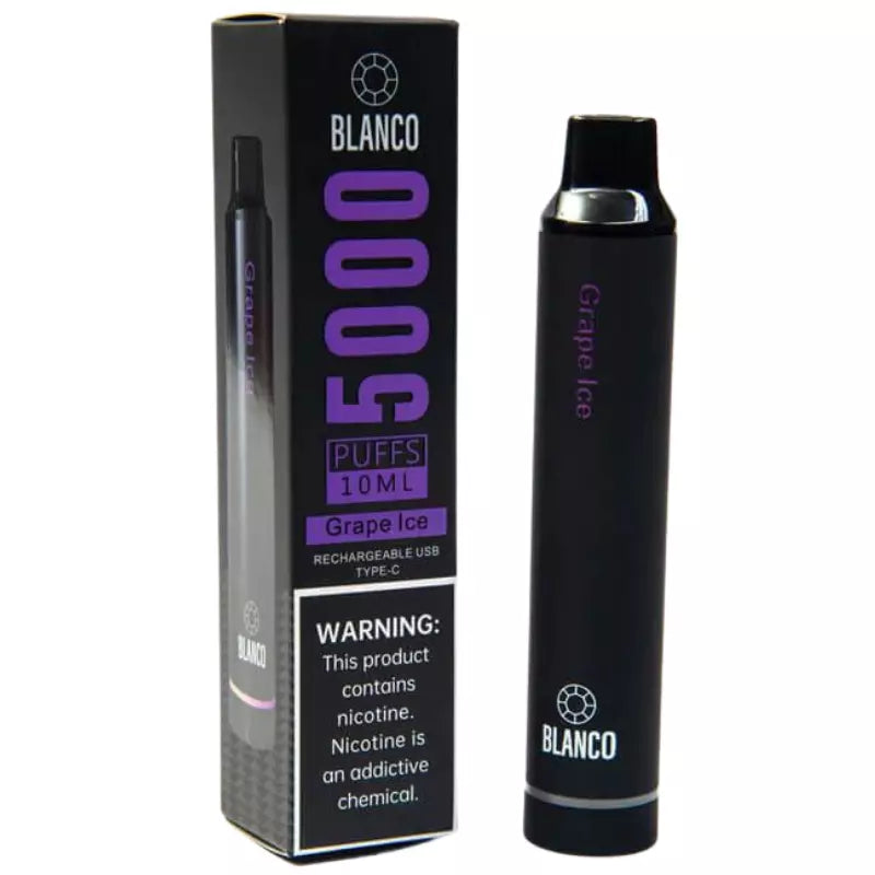 Blanco Rechargeable 5000 Puffs - Grape Ice