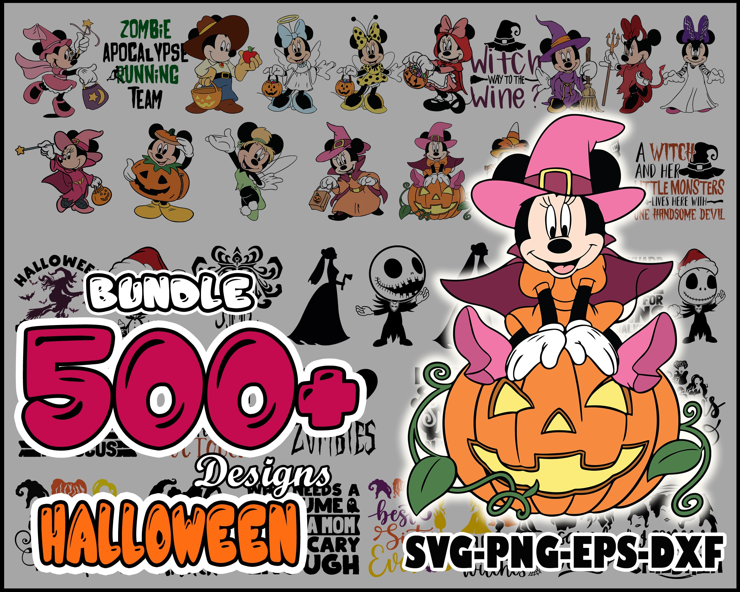 500+ Halloween bundle svg, Halloween svg, Digital file, Svg Files for Cricut, Immediately Download