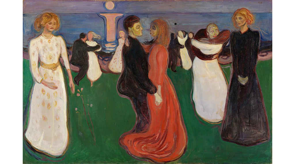 danse de la vie de Munch symbolise l'amour