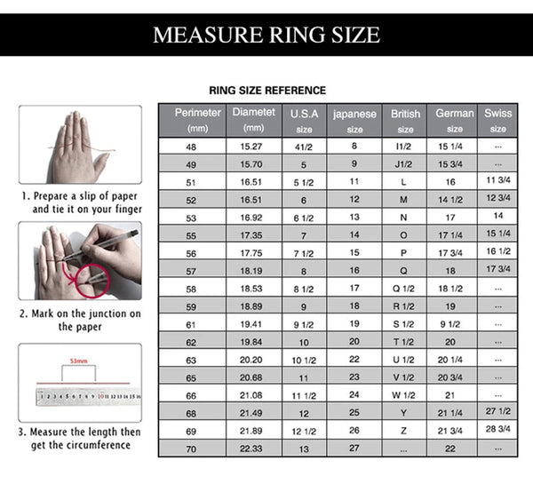 Ring Size Guide - VANITYDIAMONDS