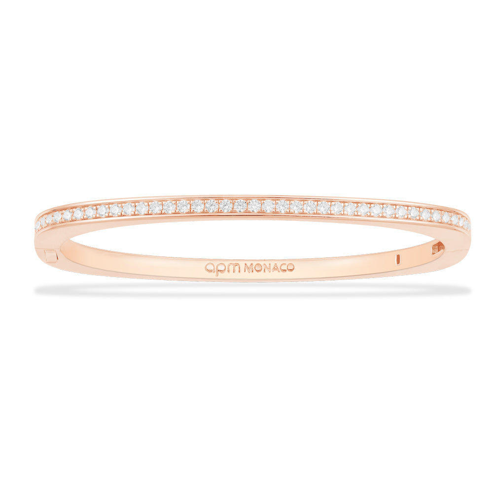 Dainty Pav Bangle Silver APM Monaco APM Monaco UK