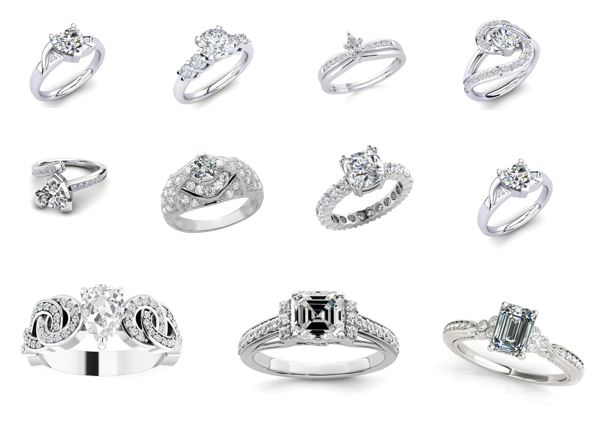 Kinds Of Gorgeous Diamond Rings