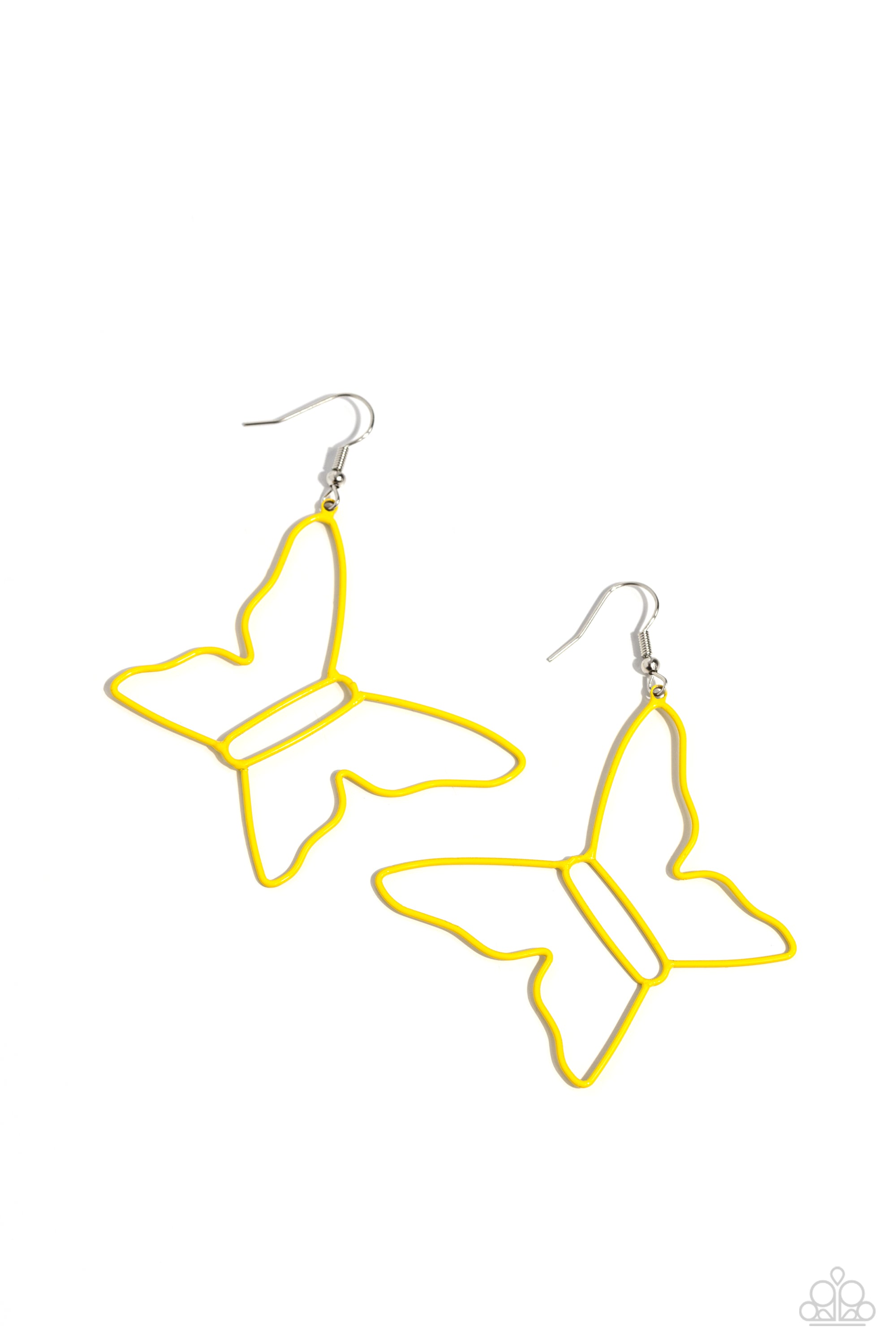 Paparazzi Accessories - Soaring Silhouettes - Yellow