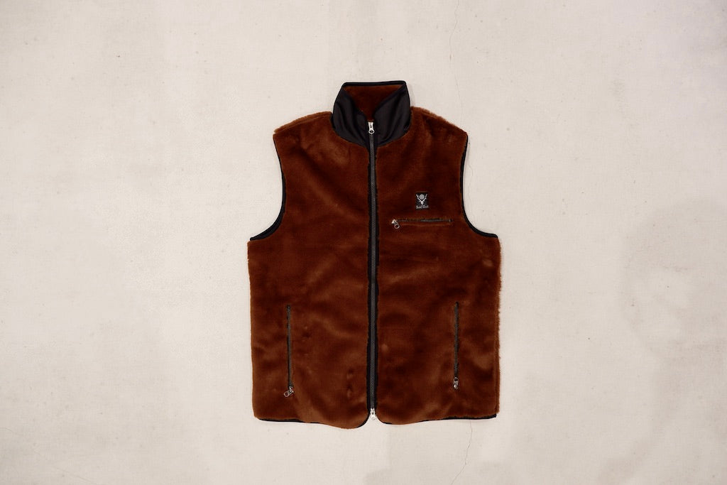 south2west8 Piping Vest Micro Fur 極美品 | www.unimac.az