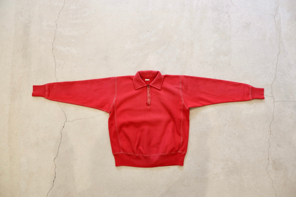 A.PRESSE / Vintage Half Zip Sweatshirt – web-inter