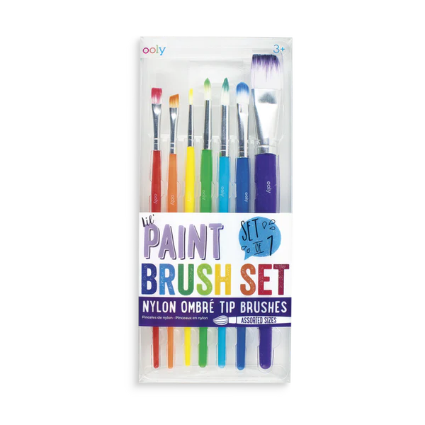 Lil' Paint Brush Set- Set of 7