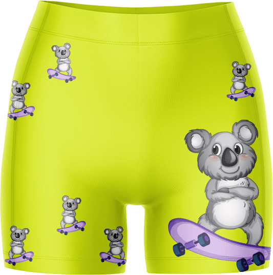 Colorful Koala bike shorts