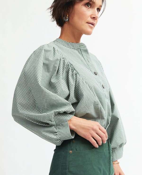 Blair | Gathered Sleeve Blouse