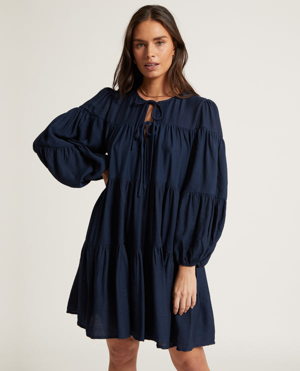 Enyo | Long sleeve Tiered Dress