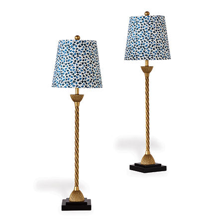 gold buffet table lamps