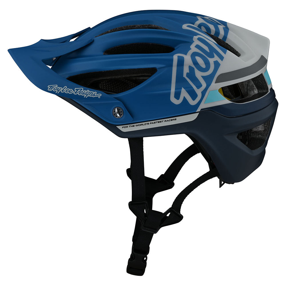 Troy Lee Designs A2-Helm Silhouette Blau