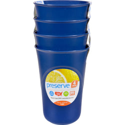 Preserve Everyday Cups - Midnight Blue - Case of 8 - 4 Packs