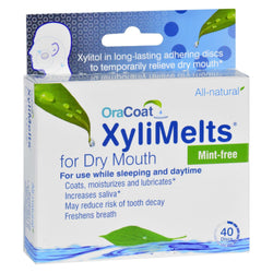 Oracoat - XyliMelts - Dry Mouth - Mint Free - 40 Count
