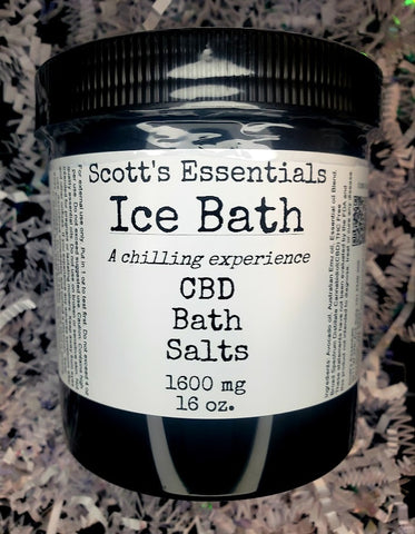 Ice bath CBD Bath Salts 16 oz.