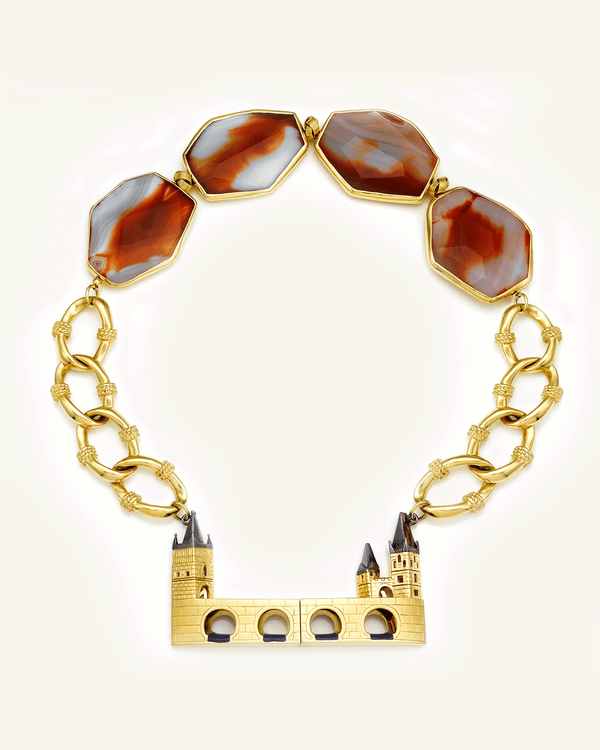 Louis Vuitton Paradise Chain Necklace Silvery Multiple colors