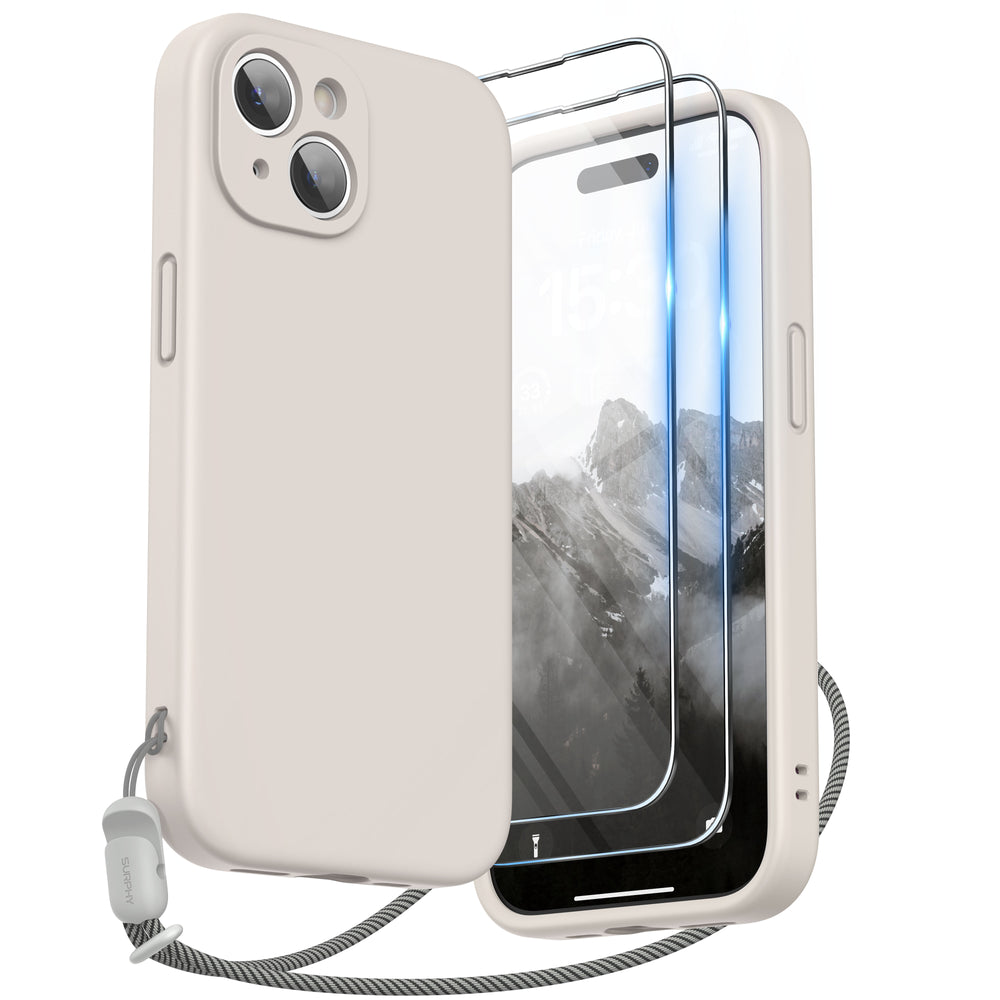 SURPHY Designed for iPhone 15 Pro Max Case with Screen Protector and L –  Surphy