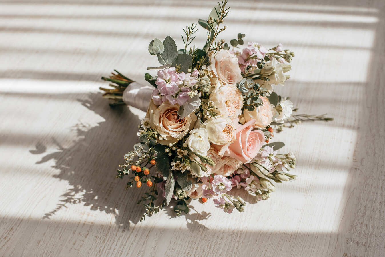 Un bouquet de fleurs pour le mariage