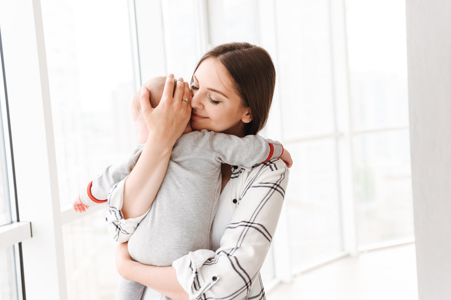 La maman et son bébé