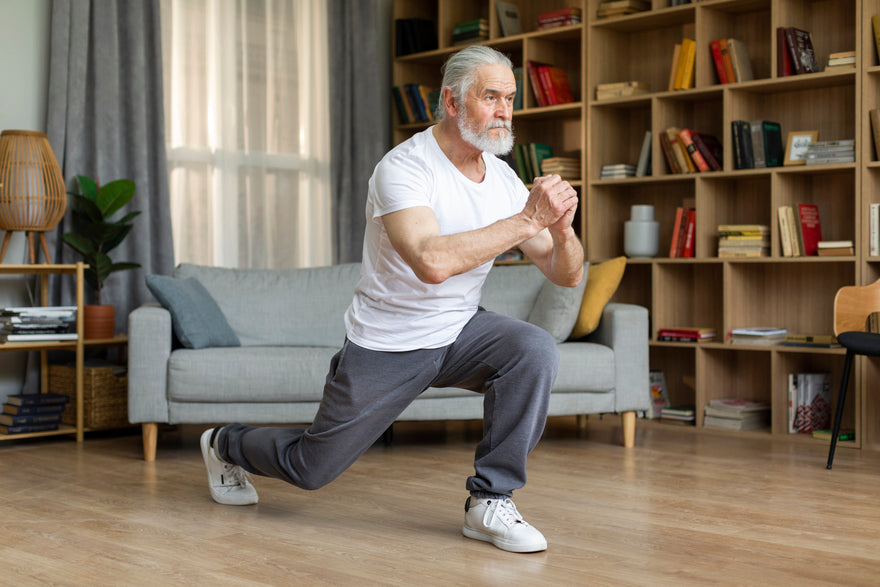 Le papy fait du sport