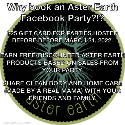 Facebook Live Party for Aster Earth