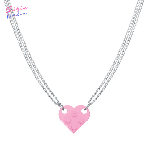 Collier cœur Lego – Cheriedoudou