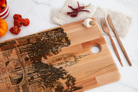 DELFT, OUDE KERK, CUTTING BOARD, day, church