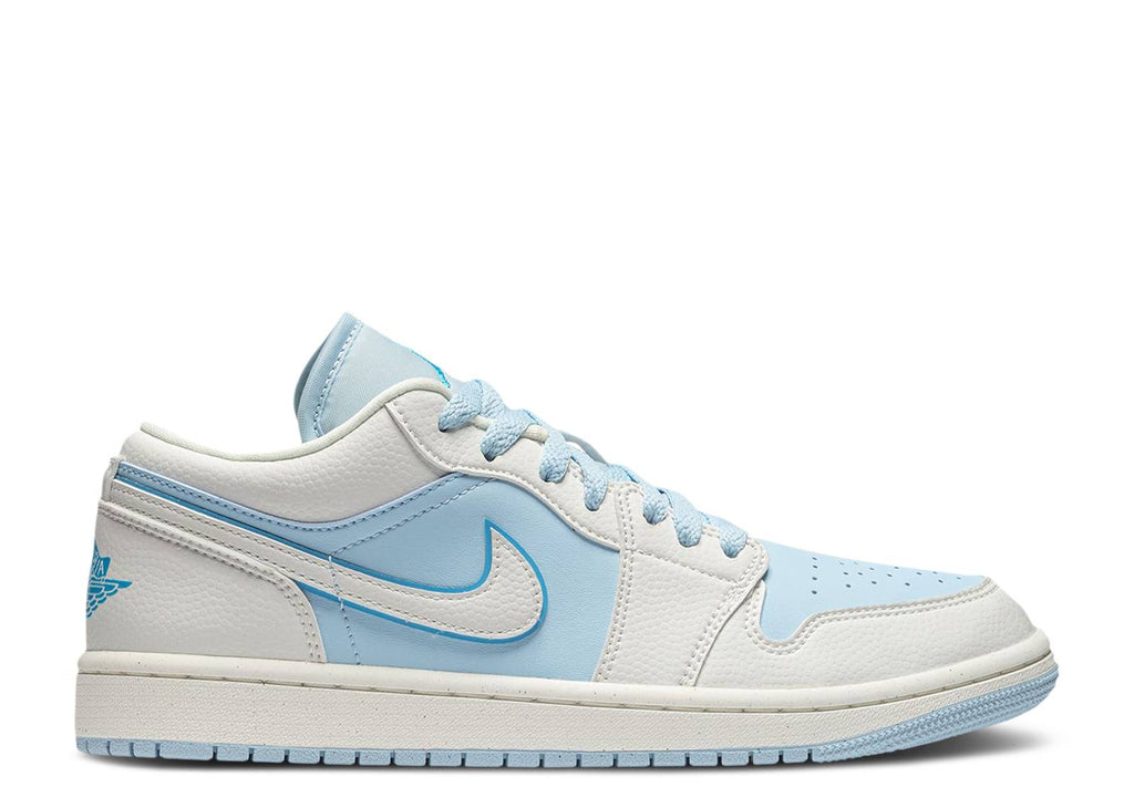 Wmns Air Jordan 1 Low Se Reverse Ice Blue Bank Of Hype