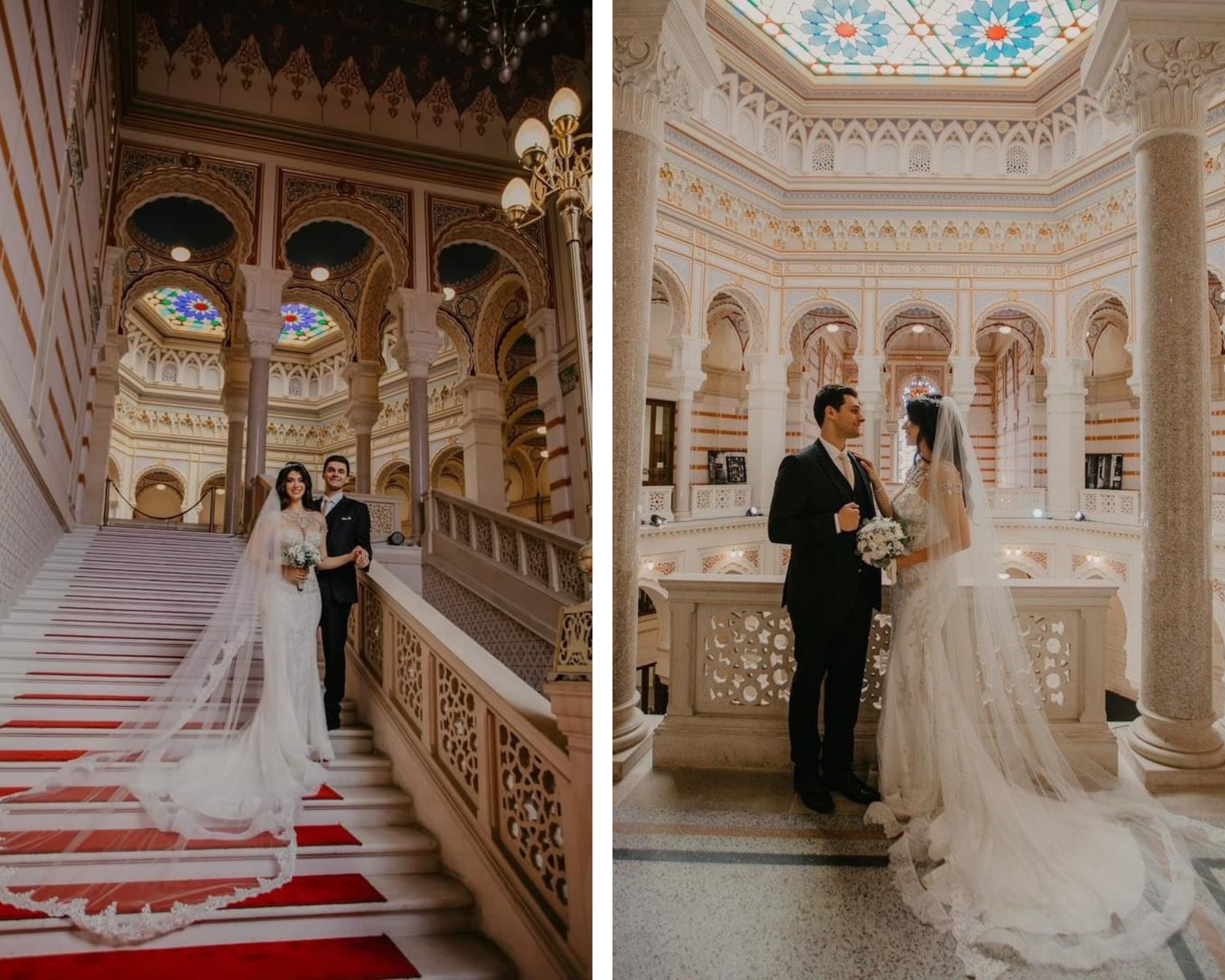 Our bride and groom’s wedding in a fairytale castle in Europe.