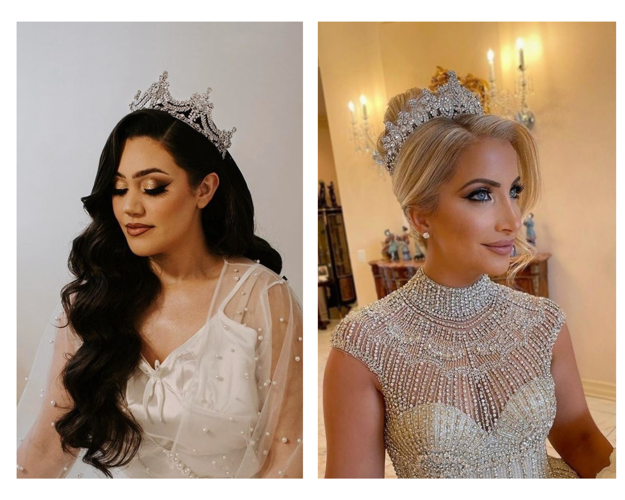Swarovski wedding crowns  +  bridal tiaras