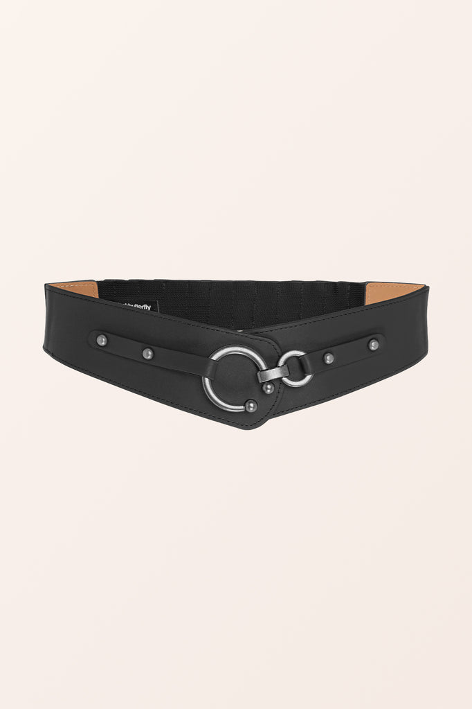 BlackButterfly Wide Elastic Waist Cinch Stretch Waistband Retro Vertical  Clasp Buckle Belt (Black, S) : : Clothing, Shoes & Accessories