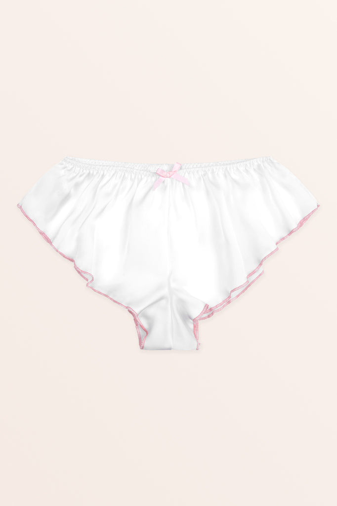 Satin Lace Shorts - Baby Pink – BlackButterfly