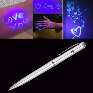 UV Light Ballpoint Pen with Invisible Ink - GLR SHOPPING